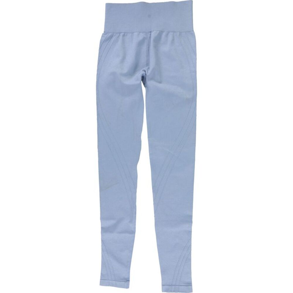 Tags Weekly Womens Textured Seamless Tapered Leggings Athletic Pants, Blue, S...